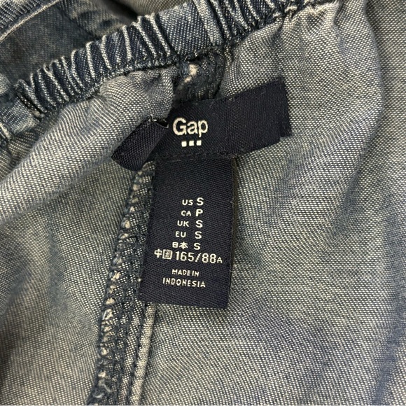 GAP Maxi Dress Blue Chambray with Pockets Size Small - Picture 7 of 12